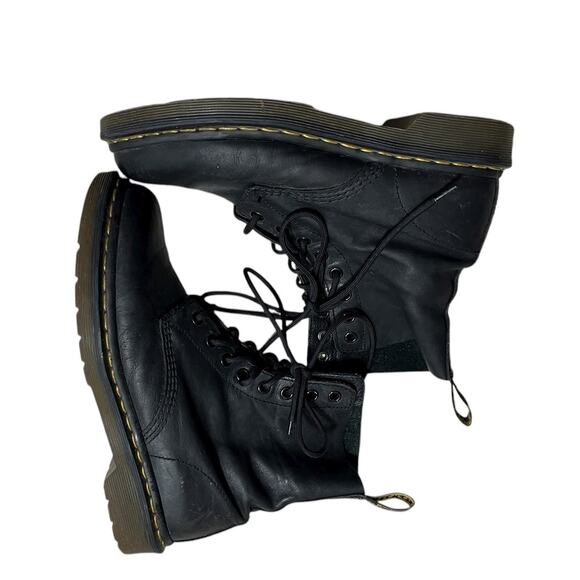 Doc Dr. Martens Black Boots Classic Women’s Size 8 Air Wair Punk Grunge Goth Emo - Picture 2 of 9